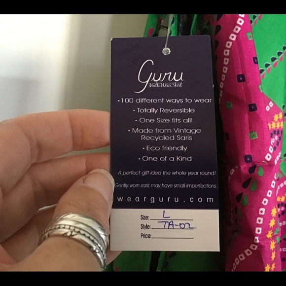 Silk wrap-a-round skirt - Picture 3 of 3